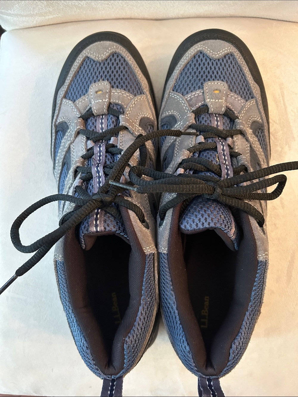L.L. Bean Men's Grey and Blue Trail Shoes - Picture 8 of 8